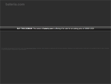 Tablet Screenshot of bateria.com